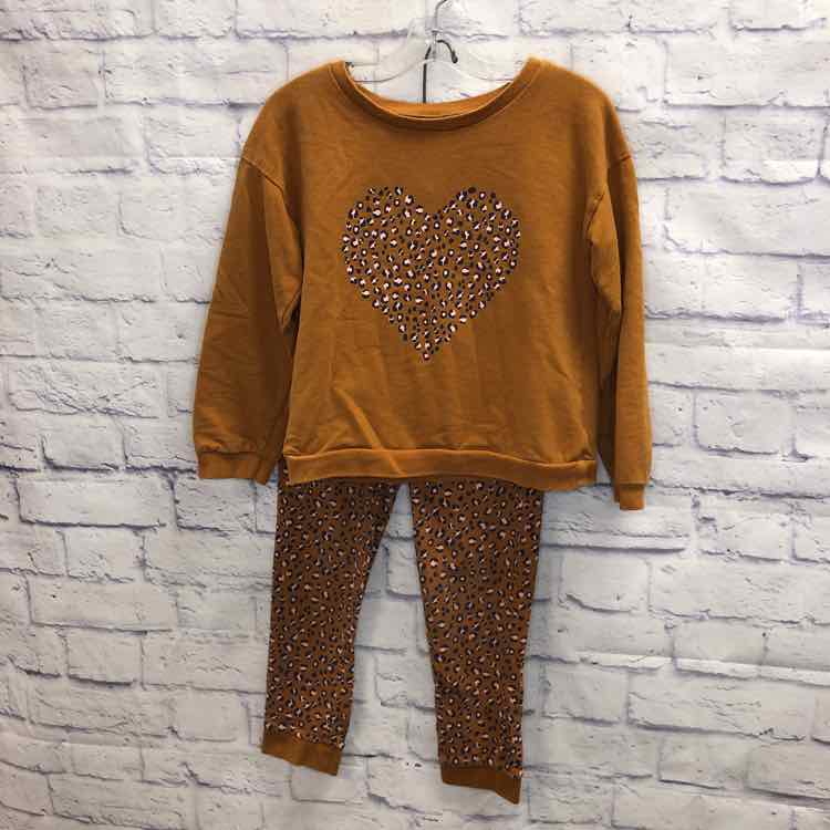 Carters Brown Size 8 Girls 2 Piece Outfit