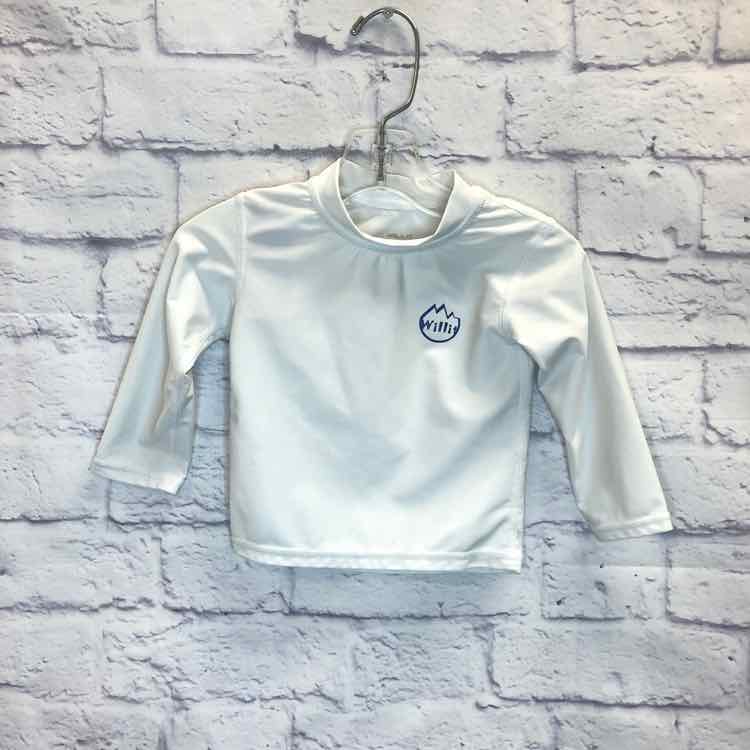Willit White Size 12-18 months Boys Rashguard