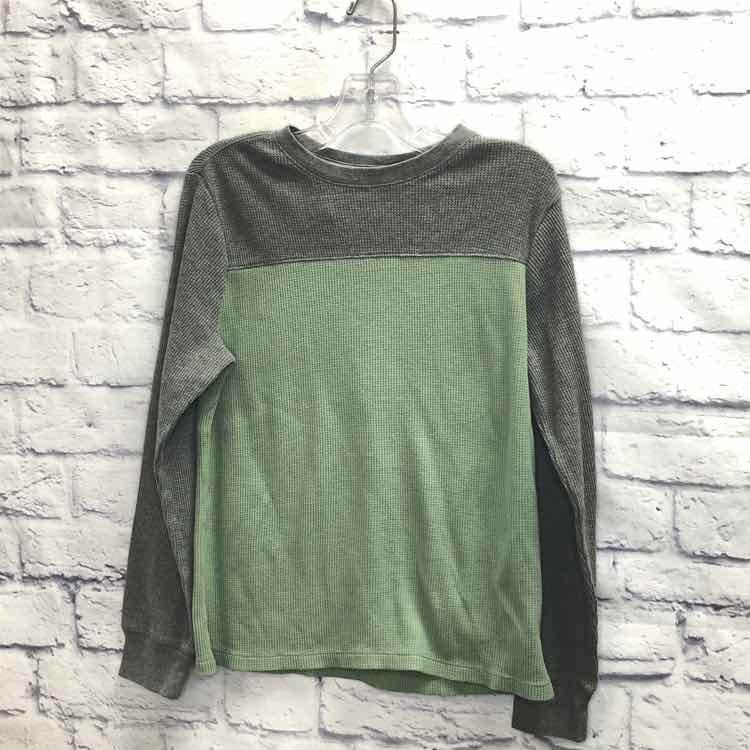 Cat & Jack Gray Size 8 Boys Long Sleeve Shirt