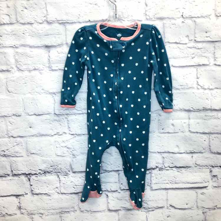 Cloud Island Teal Size 3-6 Months Girls Sleeper