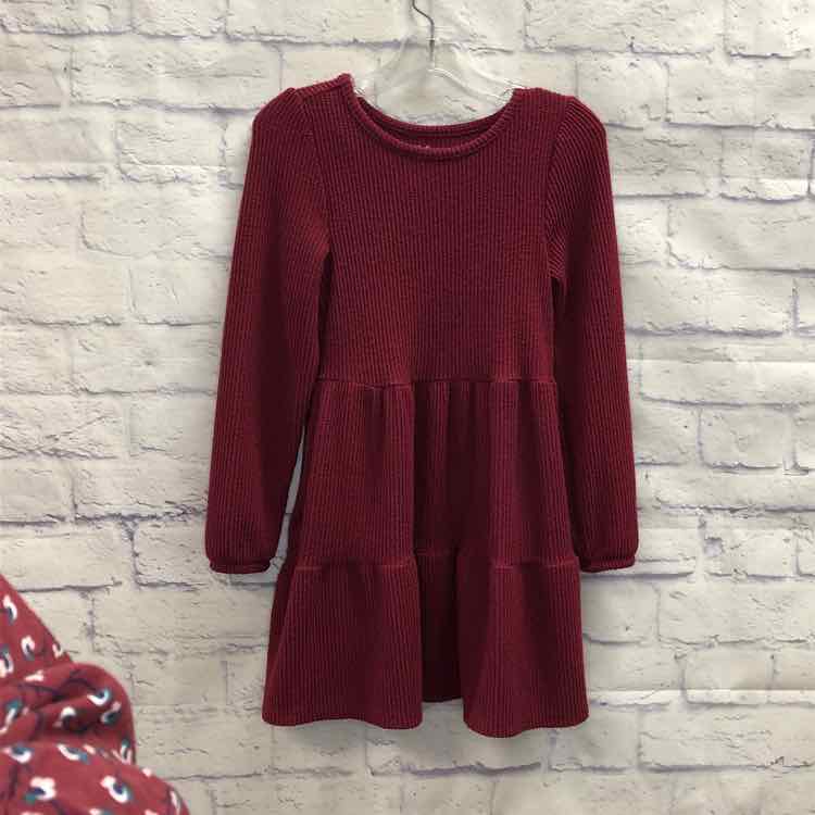 Cat & Jack Maroon Size 6 Girls Dress