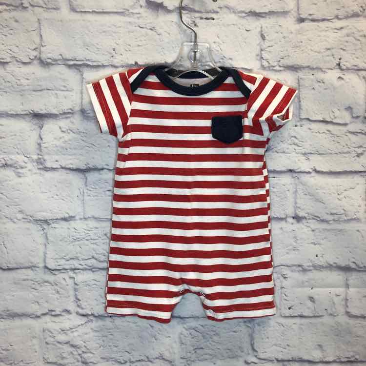 HB Red Size 0-3 Months Boys Romper