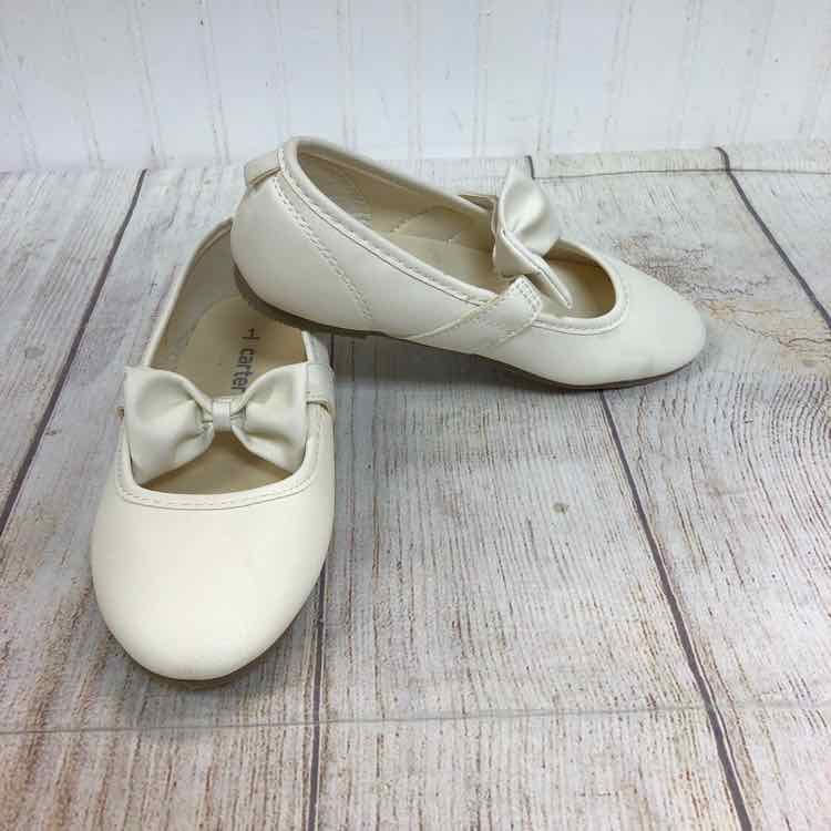 Carters Cream Size 1 Girls Dress Shoes