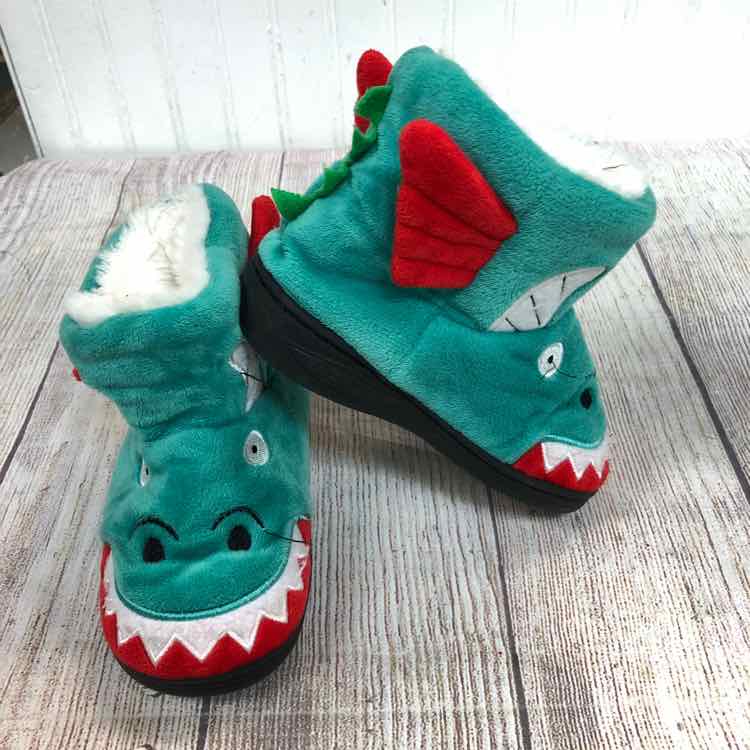 Green Size 9 Boys Slippers