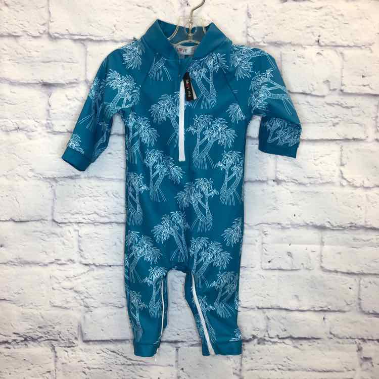 For Love Blue Size 0-6 Months Boys Swimsuit