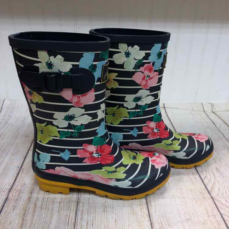 Joules Floral Size 6 Girls Rain Boots