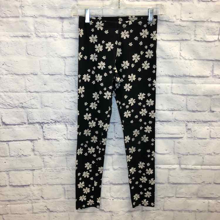 Old Navy Black & White Size 14 Girls Leggings