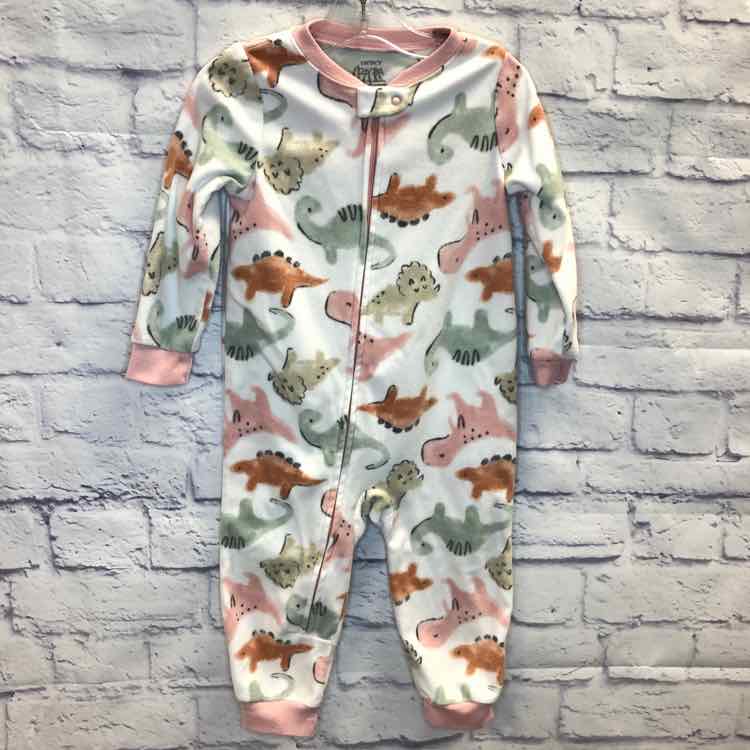 Carters Pink Size 2T Fleece Girls Sleeper