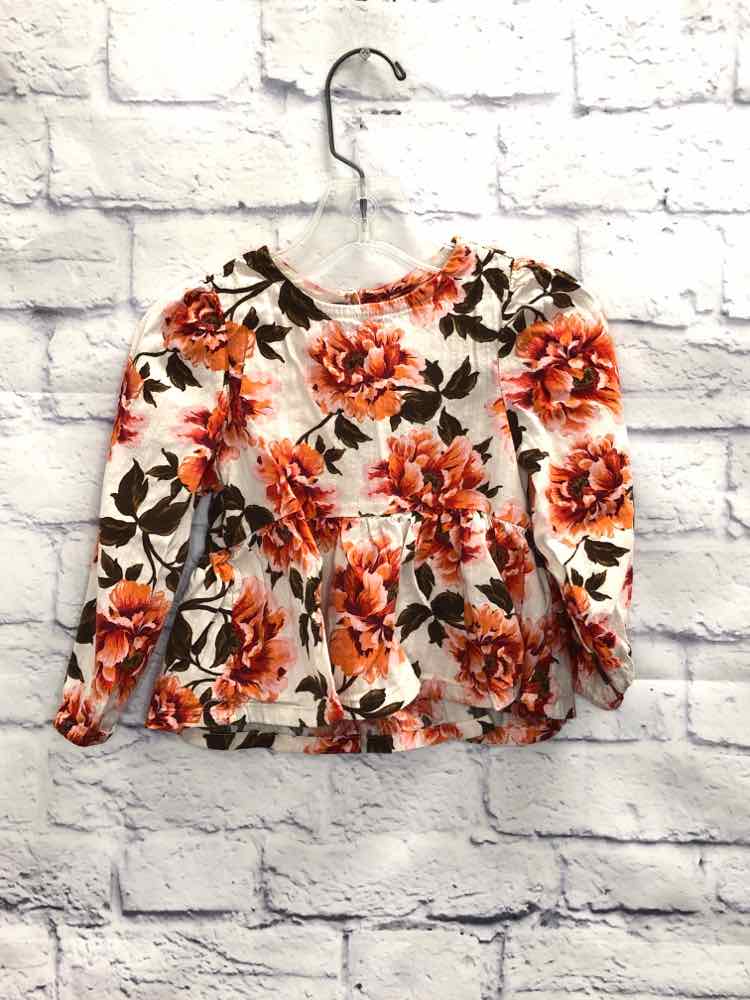 Old Navy Floral Size 18-24 months Girls Long Sleeve Shirt