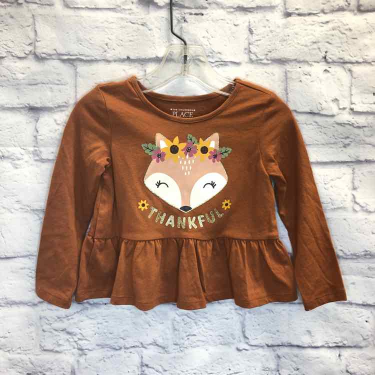 Childrens Place Brown Size 18-24 months Girls Long Sleeve Shirt