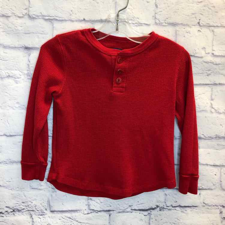 Old Navy Red Size 5 Boys Long Sleeve Shirt