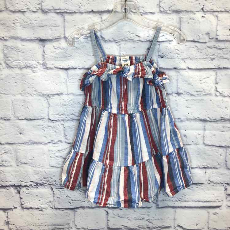 Oshkosh Stripe Size 24 Months Girls Dress
