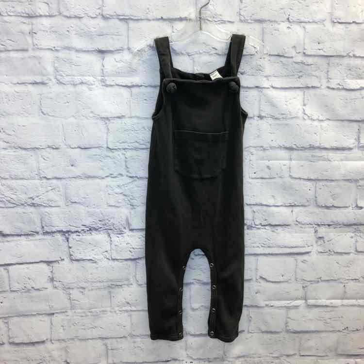 Kate Quinn Organics Gray Size 2T Boys Knotted Overalls