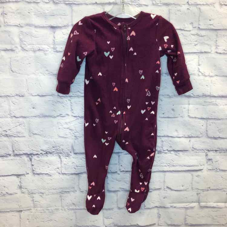 Jumping Beans Purple Size 12 Months Fleece Girls Sleeper