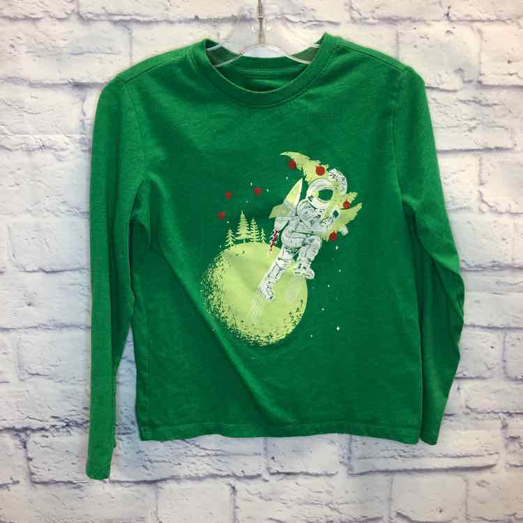 Cat & Jack Green Size 6 Boys Long Sleeve Shirt