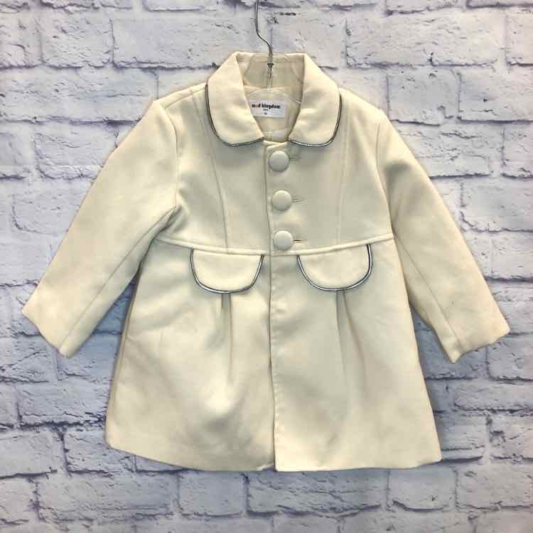 Mud Kingdom Cream Size 3T Girls Coat/Jacket