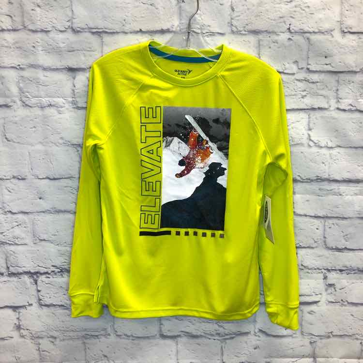 Old Navy Yellow Size 8 Boys Long Sleeve Shirt