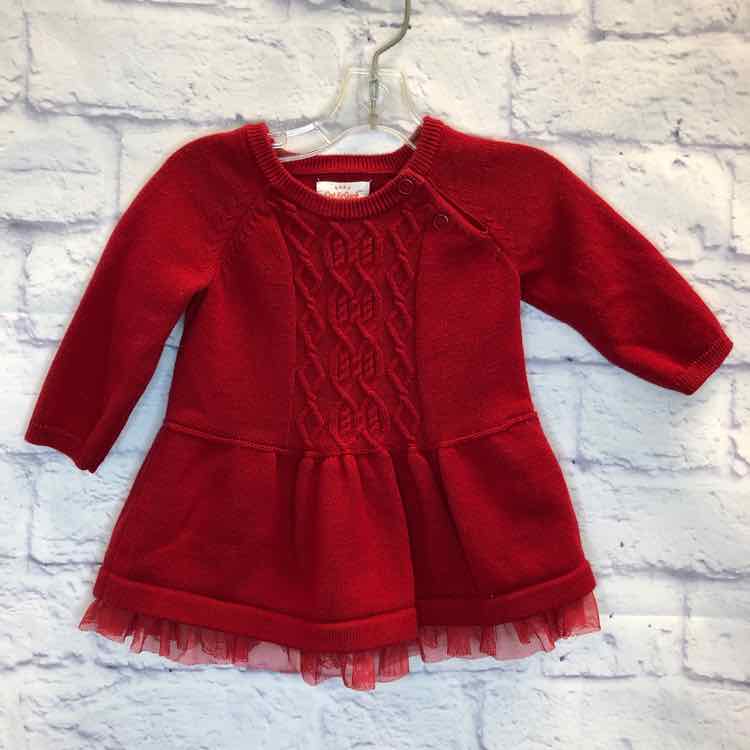 Cat & Jack Red Size 0-3 Months Girls Dress