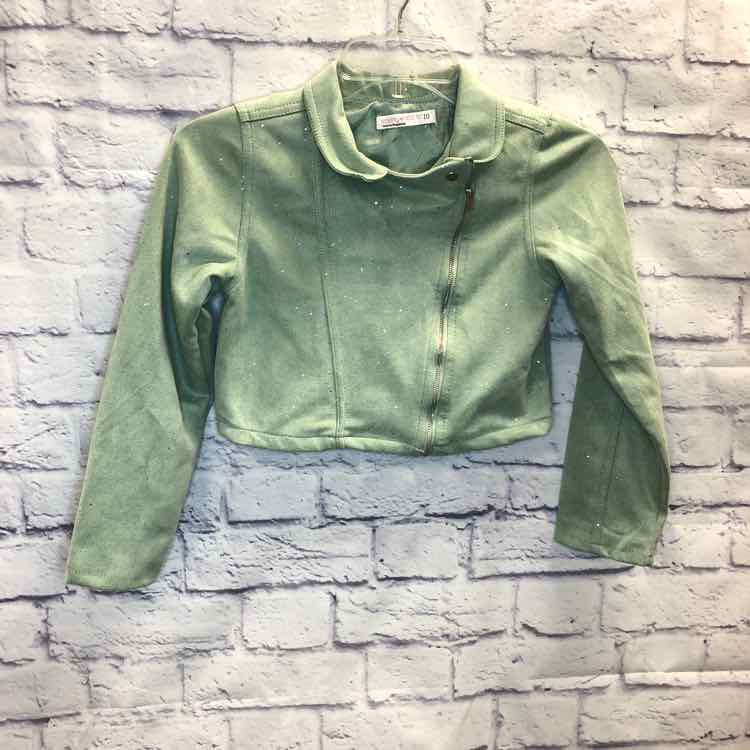 Young Hearts Green Size 10 Girls Coat/Jacket