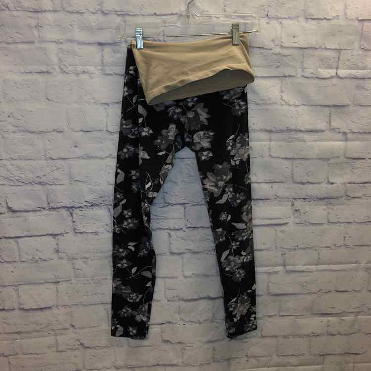 Motherhood Floral Size M Maternity Leggings
