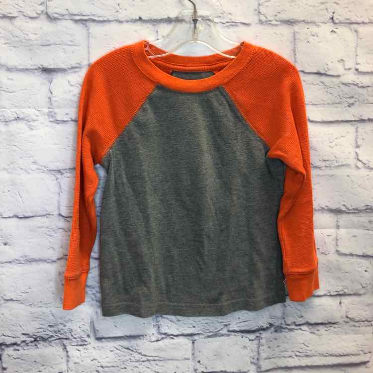 Cat & Jack Orange Size 3T Boys Long Sleeve Shirt