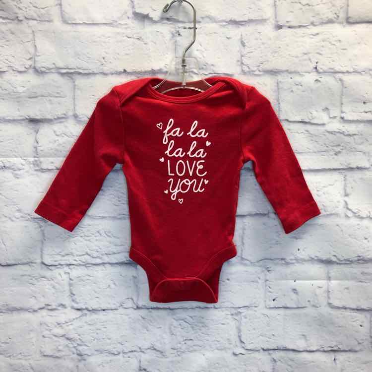 Jumping Beans Red Size Newborn Girls Bodysuit