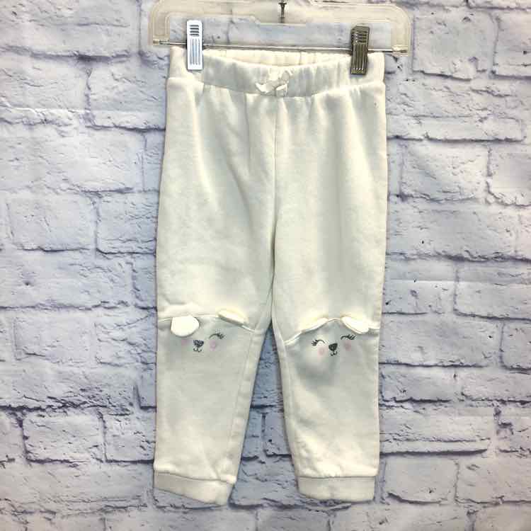 Childrens Place Cream Size 3T Girls Sweatpants