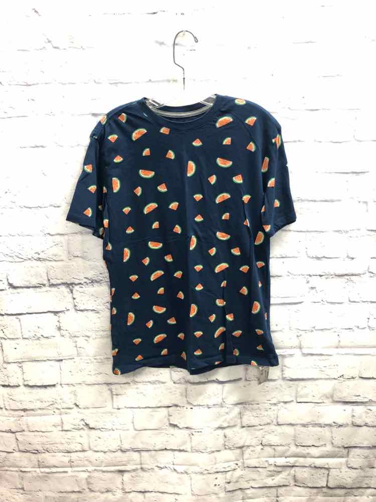 Old Navy Navy Size 18P Boys Short Sleeve Shirt