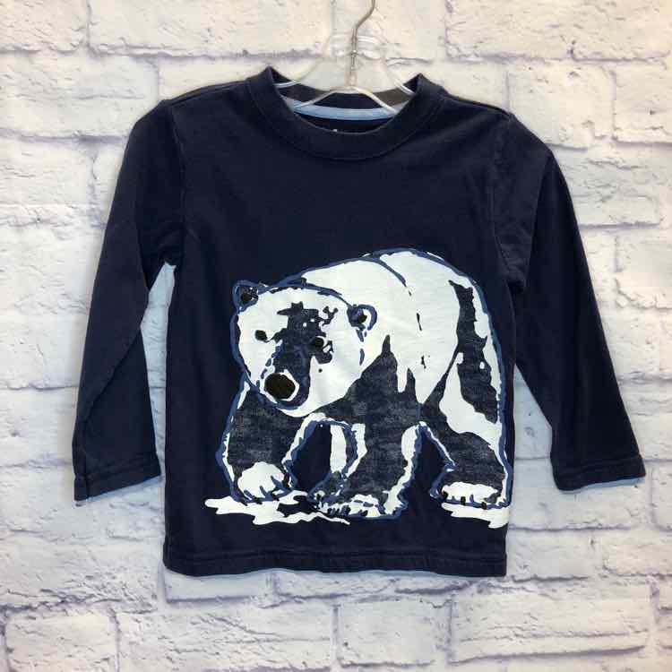 Oshkosh Navy Size 4T Boys Long Sleeve Shirt