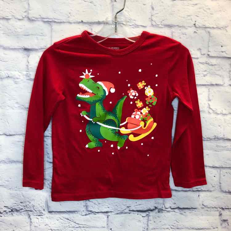 Childrens Place Red Size 4T Boys Long Sleeve Shirt