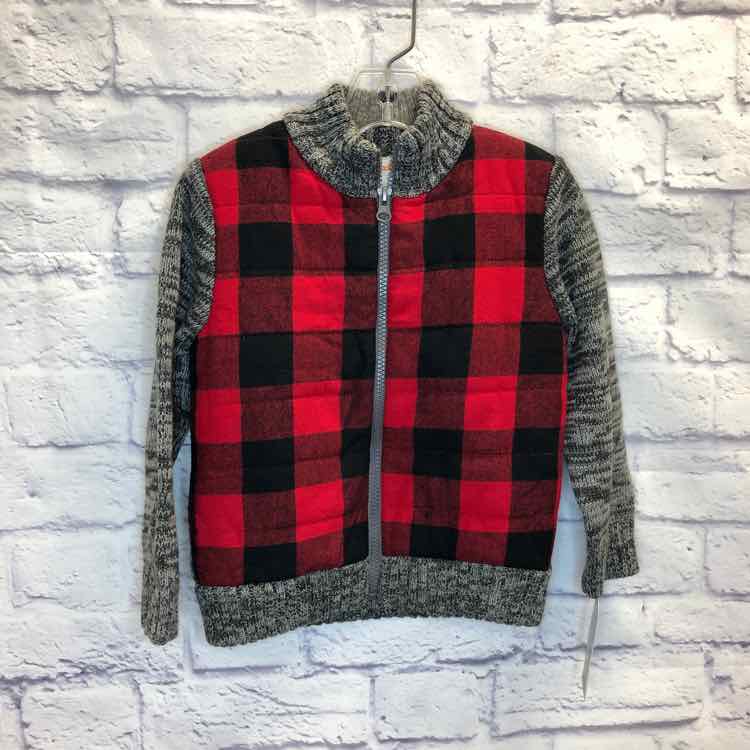 Cat & Jack Red & Black Size 3T Boys Sweater
