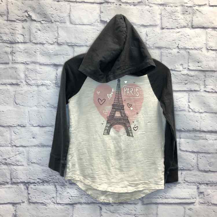 Oshkosh Gray Size 7 Girls Long Sleeve Shirt
