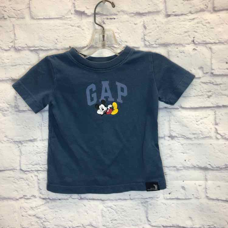 Gap Blue Size 12-18 months Boys Short Sleeve Shirt
