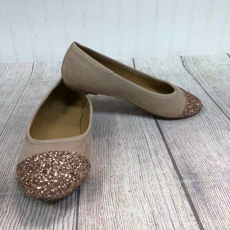 J Crew Gold Size 3 Girls Dress Shoes