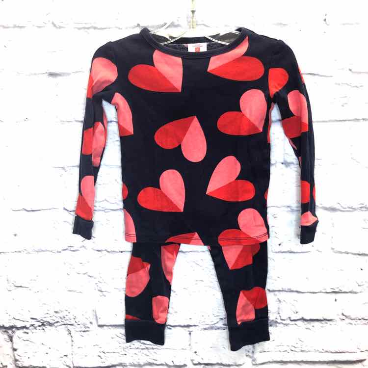 Hearts Size 3T Girls Pajamas