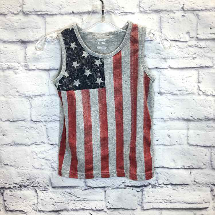 Carters Gray Size 4T Boys Tank Top