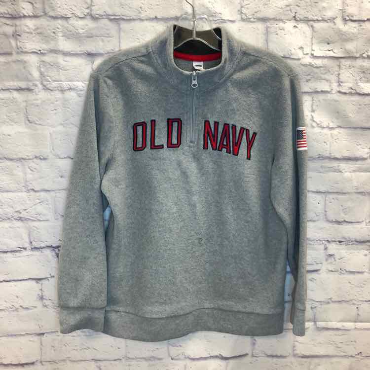 Old Navy Gray Size 14 Boys Sweatshirts/Hoodie