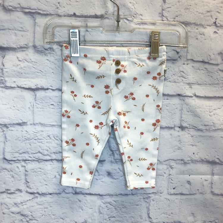 Rabbit + Bear Floral Size 0-3 Months Girls Leggings