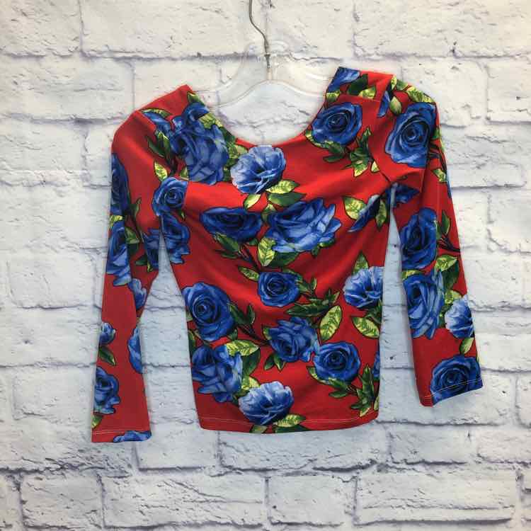 Floral Size 7 Girls Long Sleeve Shirt
