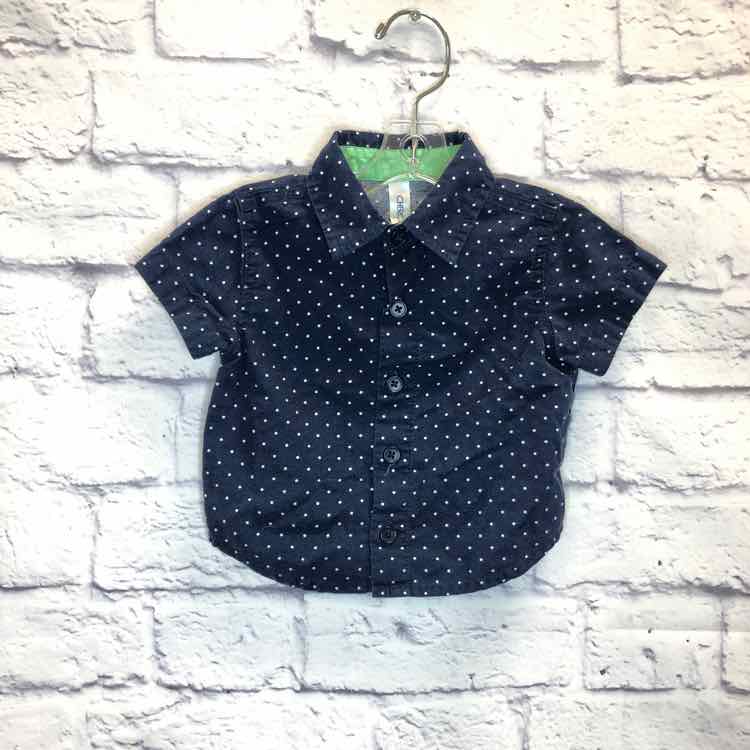Cherokee Navy Size 3-6 Months Boy Polo or Button Down