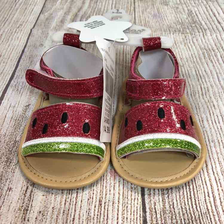 Rising Star Pink Size 1 Girls Sandals