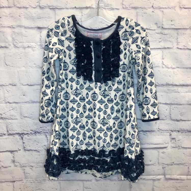 Sweet Honey Blue Size 6 Girls Dress