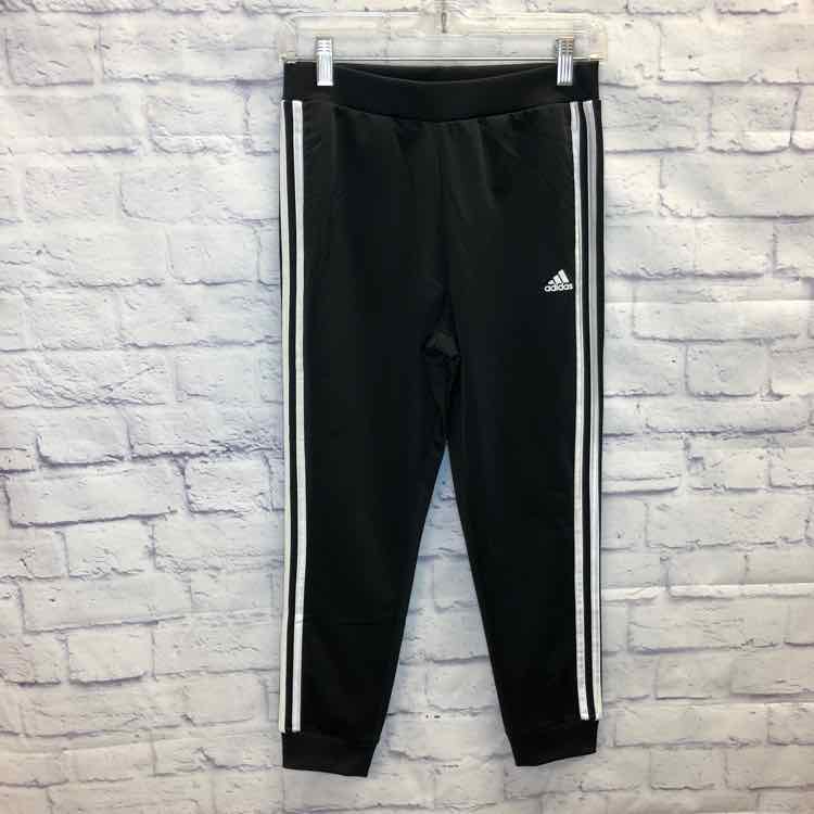 Adidas Black & White Size 10P Girls Athletic Pants