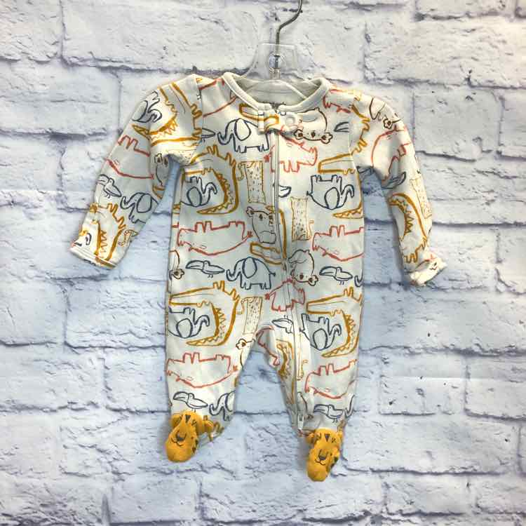 Just One You Tan Size Newborn Boys Sleeper