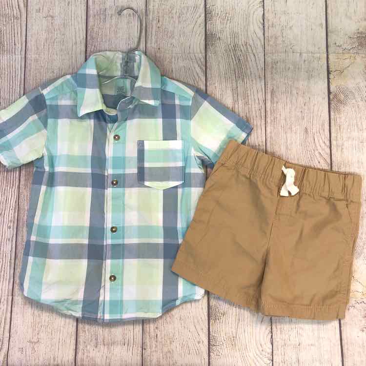 Just One You Blue Size 3T Boys 2 Piece Outfit