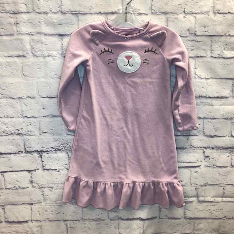 Carters Purple Size 4T Fleece Girls Nightgown