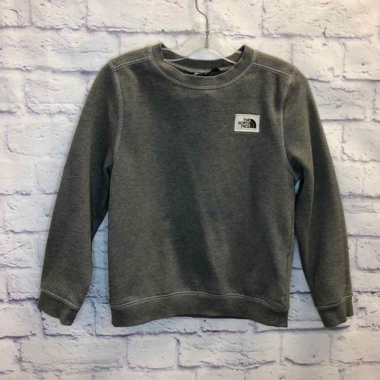 The North Face Gray Size 7 Boys Sweatshirts/Hoodie