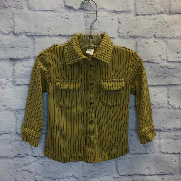 Kate Quinn Organics Stripe Size 18-24 months Boy Polo or Button Down