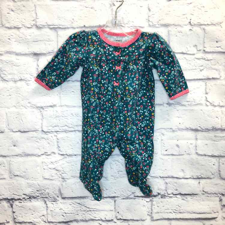 Carters Floral Size 3 Months Girls Sleeper