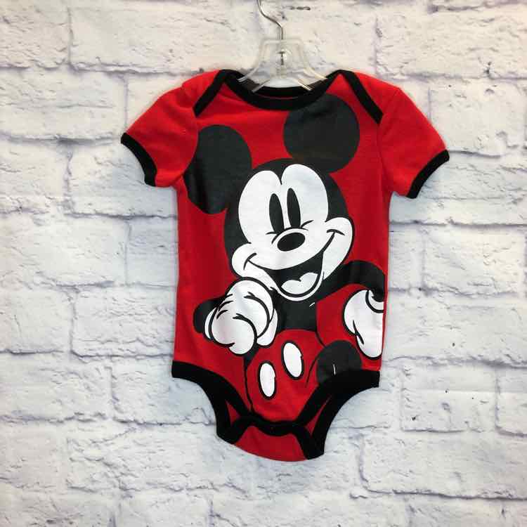 Disney Red Size 3-6 Months Boys Bodysuit